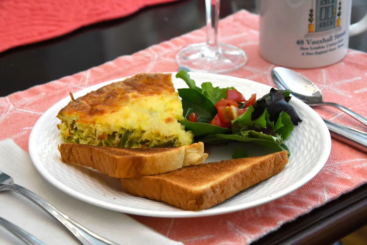 Locally-sourced breakfast