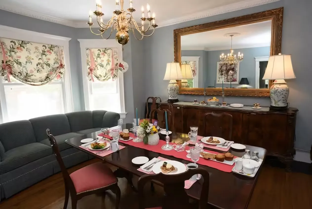 Breakfast dining area